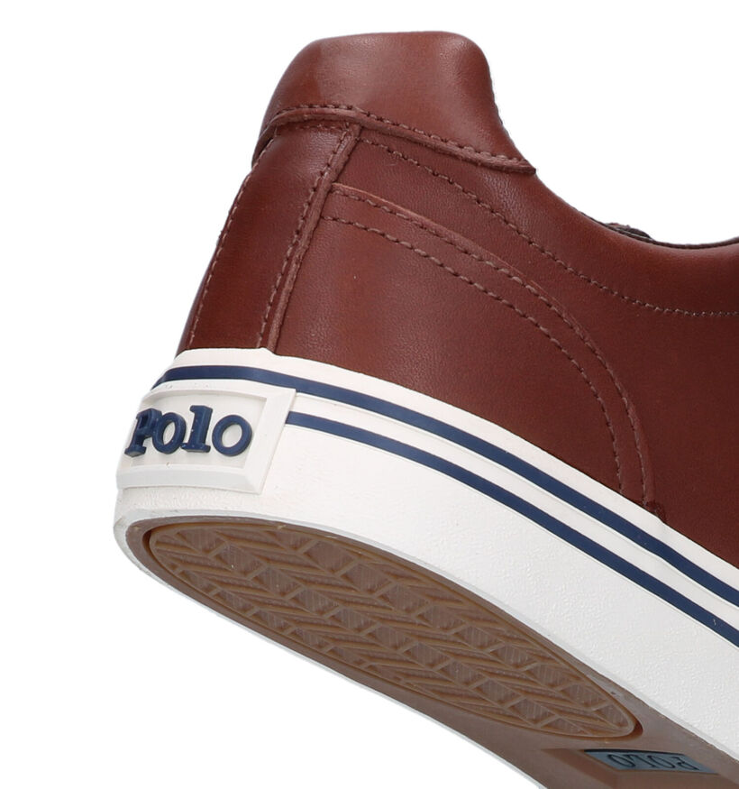 Polo Ralph Lauren Hanford Chaussures à lacets en Cognac pour hommes (330022)