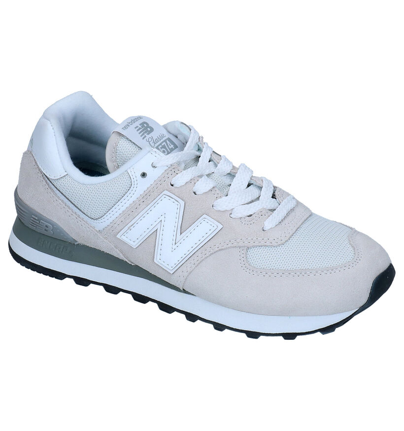New Balance WL 574 Groene Sneakers voor dames (349411) - geschikt voor steunzolen