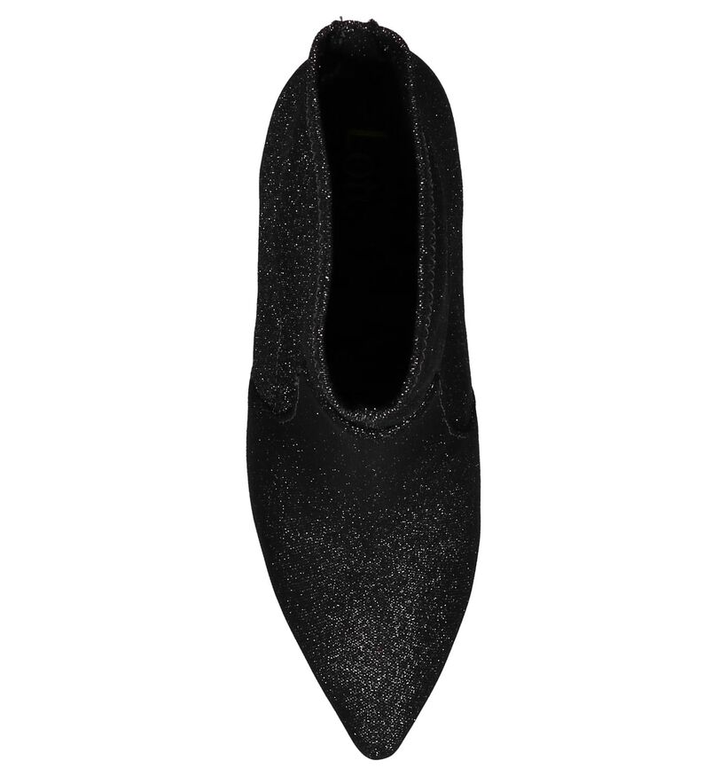 Lotus Bottines à talons en Argent en textile (226593)