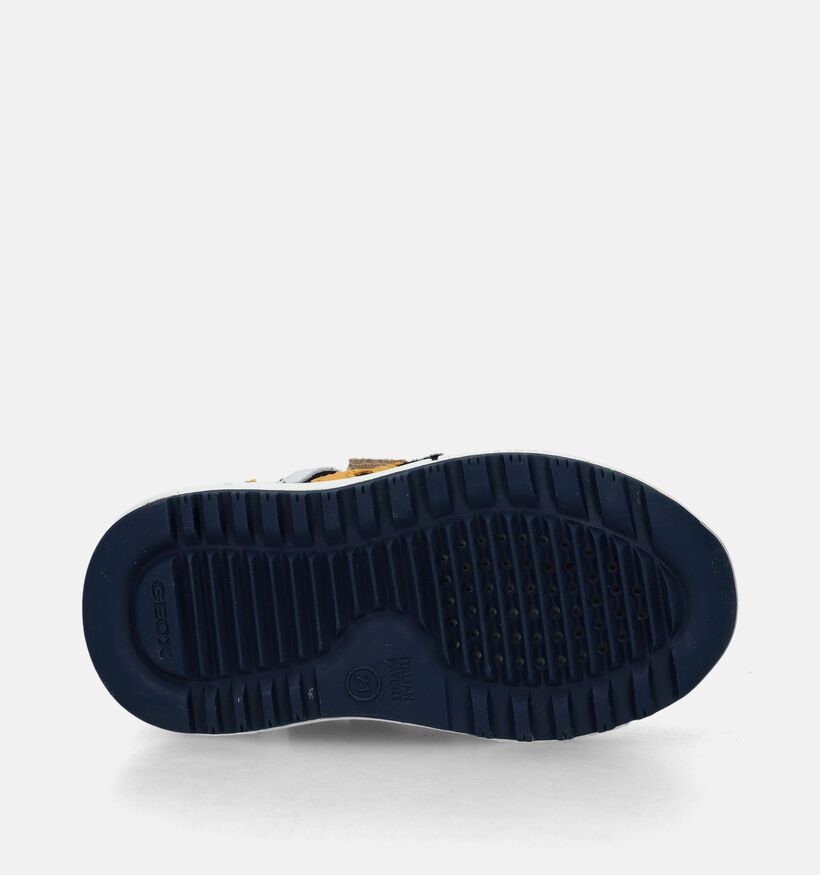 Geox Alben Chaussures à velcro en Bleu pour garçons (335766) - pour semelles orthopédiques