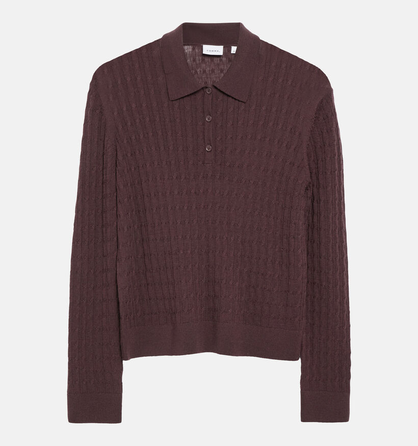 comma Bordeaux Polotrui voor dames (381678)