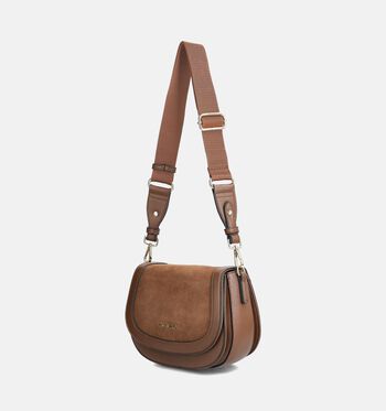 Carmela Crossbody tassen Bruin/Groen