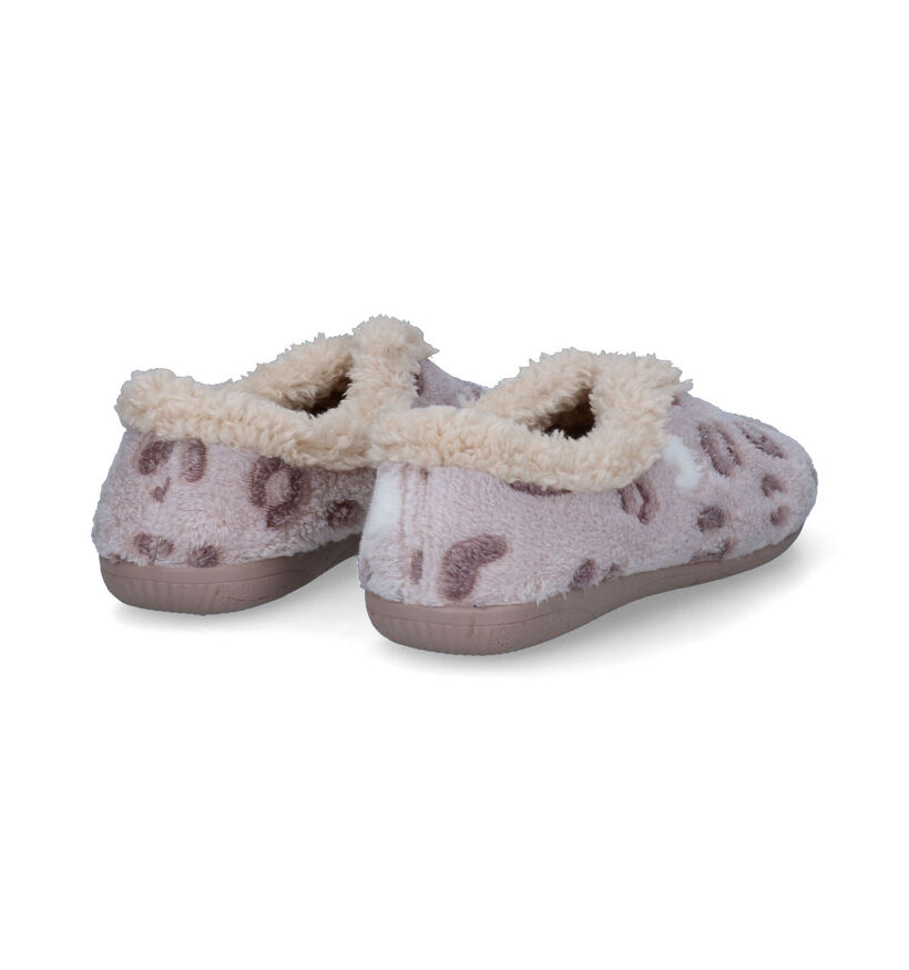 Torfs Home Pantoufles fermées en Beige pour femmes (349201)