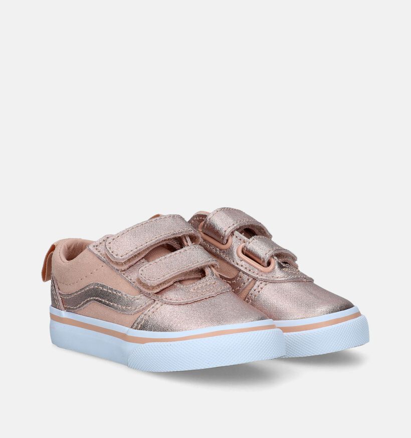 Vans Ward V TD Baskets pour bébé en Rose Or pour filles (334080)