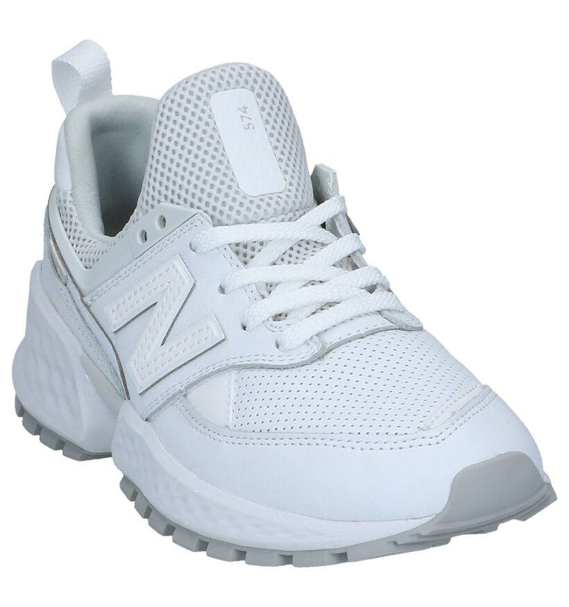 Witte Sneakers New Balance WS574 in leer (238180)