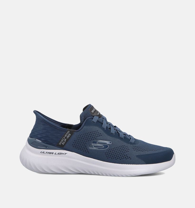 Skechers Slip-Ins Bounder Donkerblauwe Sneakers voor heren (359741)