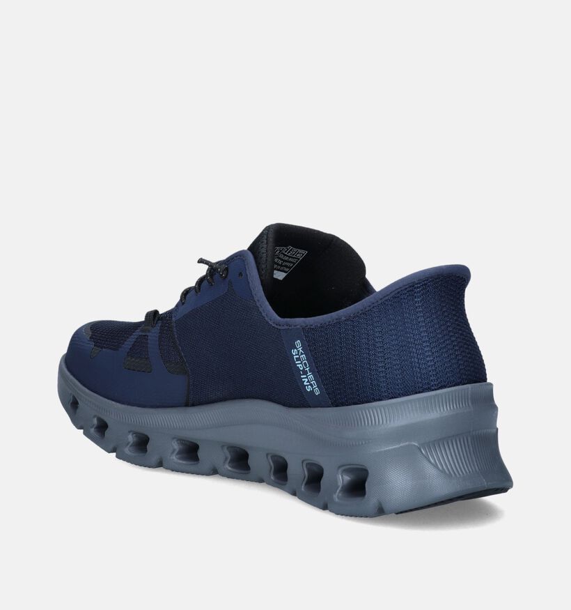 Skechers Glide Step Pro Baskets en Bleu pour hommes (345191)