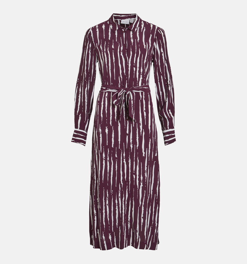 Vila Lange jurken Bordeaux voor dames (364096)