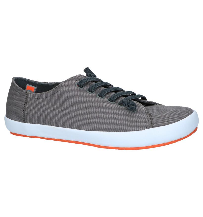 Camper Chaussures slip-on en Gris en textile (244546)