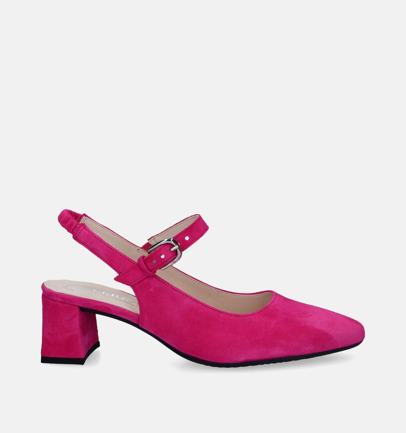 Gabor Escarpins Slinback en Fuchsia pour femmes (339521)