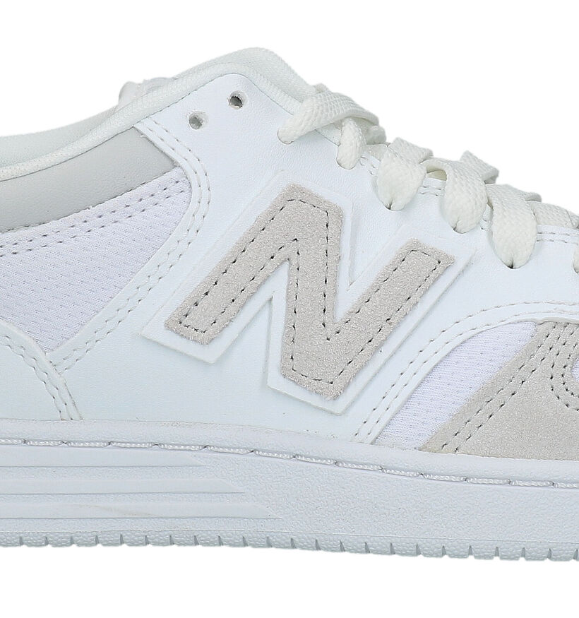 New Balance BB 480 Baskets en Blanc pour femmes (334560) - pour semelles orthopédiques