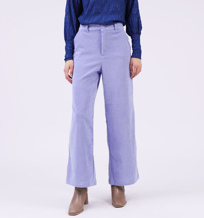 Vero Moda Amelia Pantalon large en Lila - L 30 (318524)