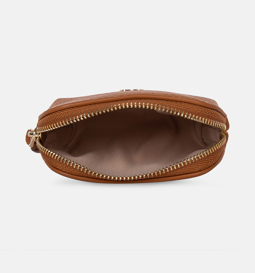 Laurent David Cognac/Gouden Geldbeugel voor dames (381586)