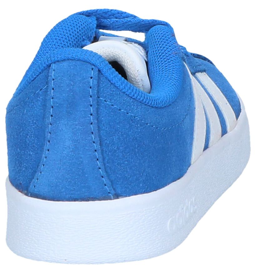 adidas VL Court 2.0 Zwarte Sneakers in kunstleer (252556)