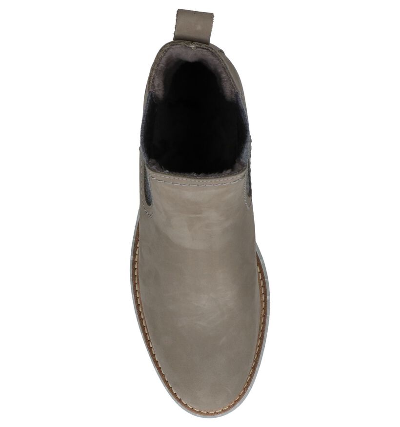 Tamaris Grijze Chelsea Boots in nubuck (239966)