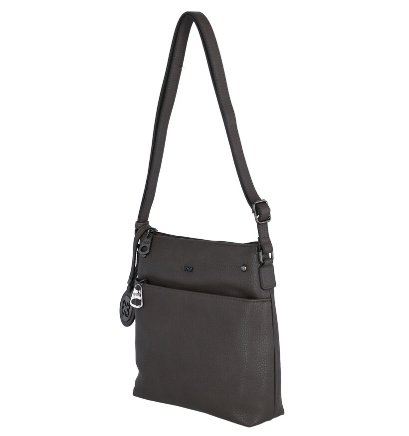 BOO! Salto Bruine Crossbody Tas in kunstleer (302474)