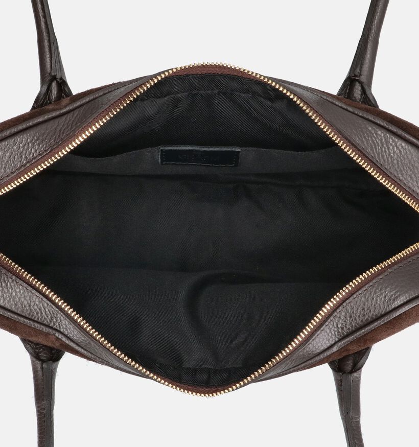 Charm London Sac &agrave; bandouli&egrave;re en Brun fonc&eacute; pour femmes (380972)