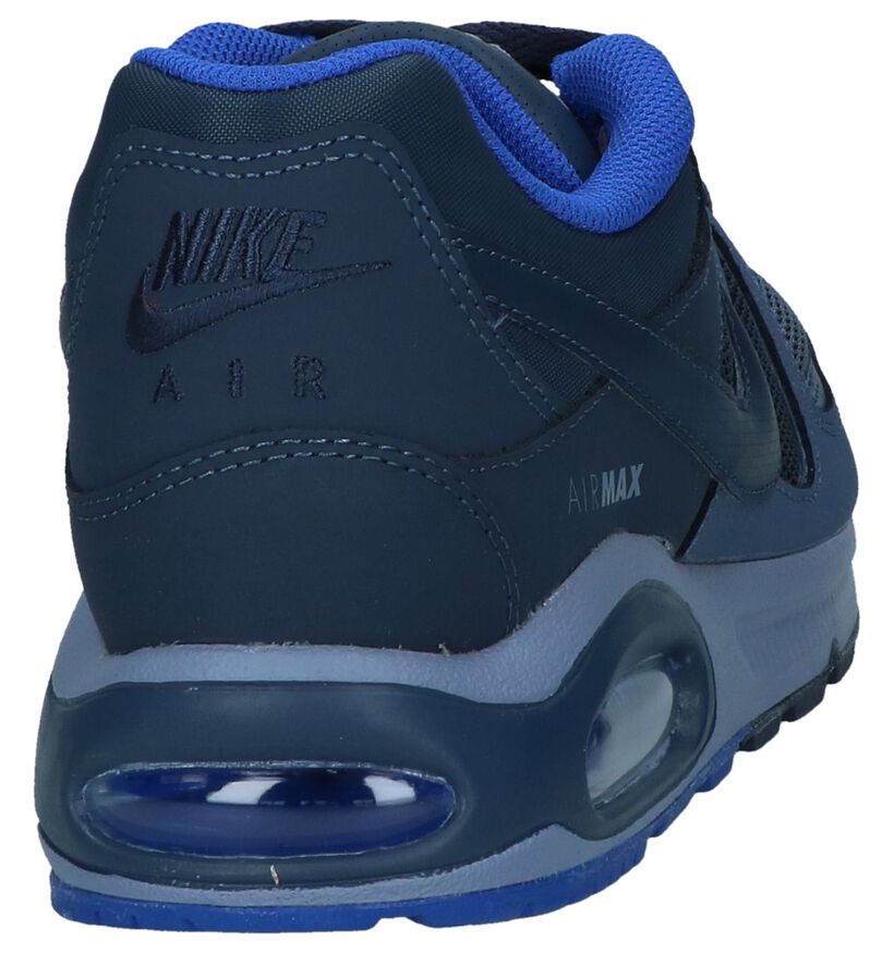 Blauwe Sneakers Nike Air Max Command in kunstleer (233343)