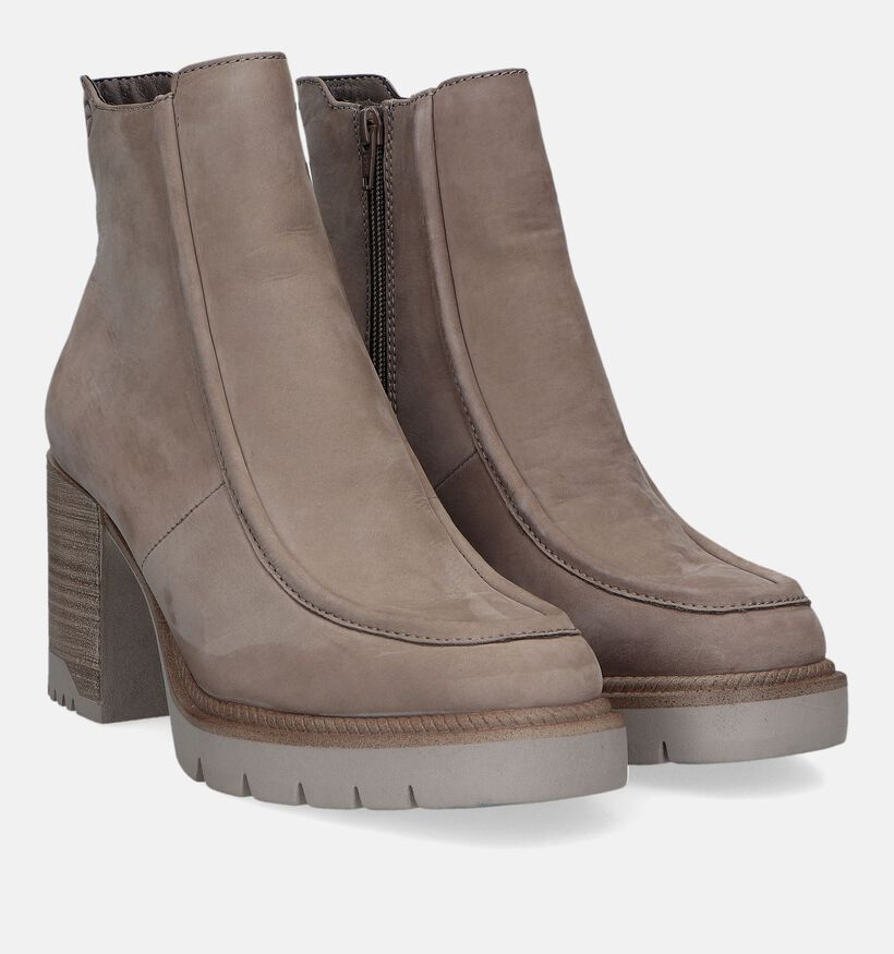 Tamaris Bottines à talons en Taupe pour femmes (330512)