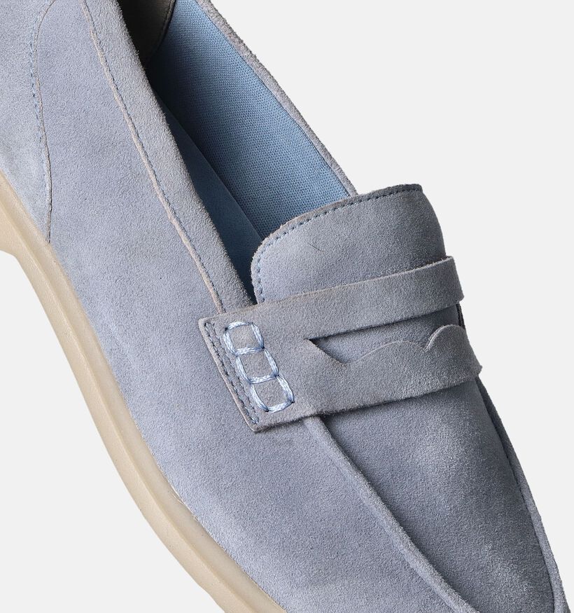 Marco Tozzi Blauwe Loafers voor dames (352545) - geschikt voor steunzolen