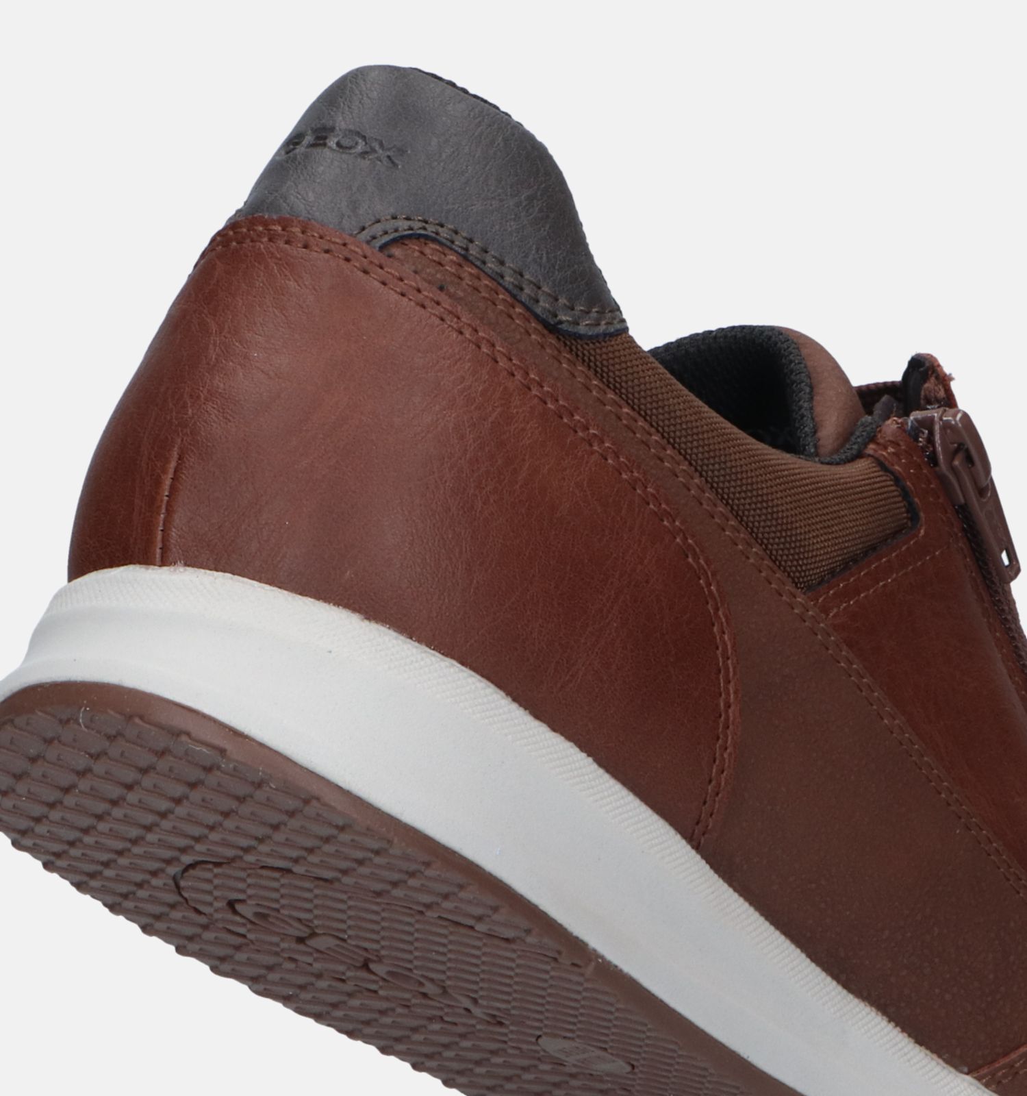 Geox Optek U Avery Cognac Veterschoenen Heren Lage schoenen