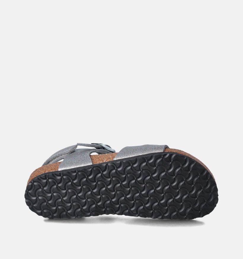 Birkenstock Rio Sandales en Argent pour filles (352393)
