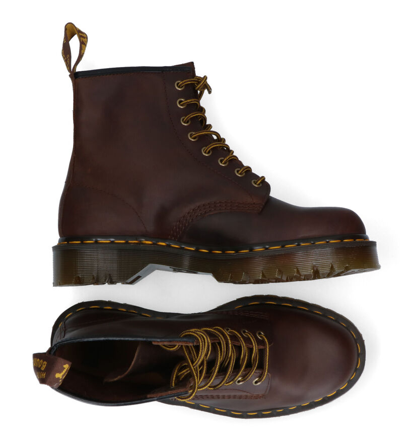 Dr.Martens 1460 Bex Boots en Brun pour hommes (313379)