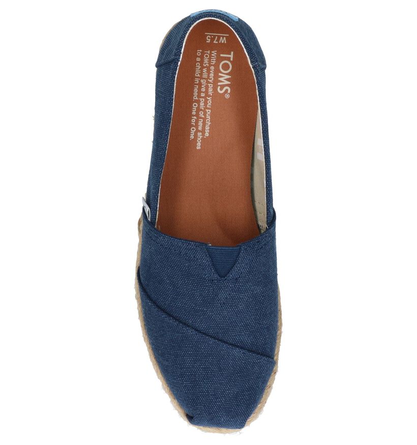 Toms Alpargata  Espadrilles en Gris en textile (269359)