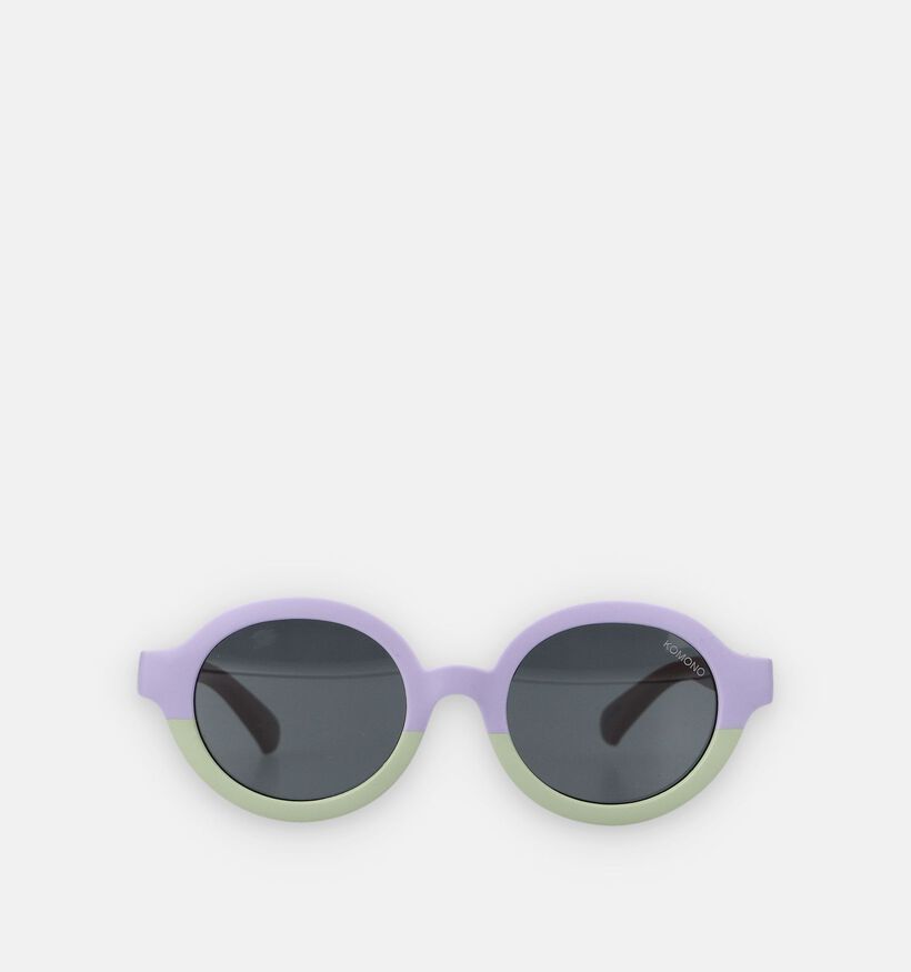 Komono Lele Candy Triplets Lunettes de soleil en Violet/Vert pour filles (371544)