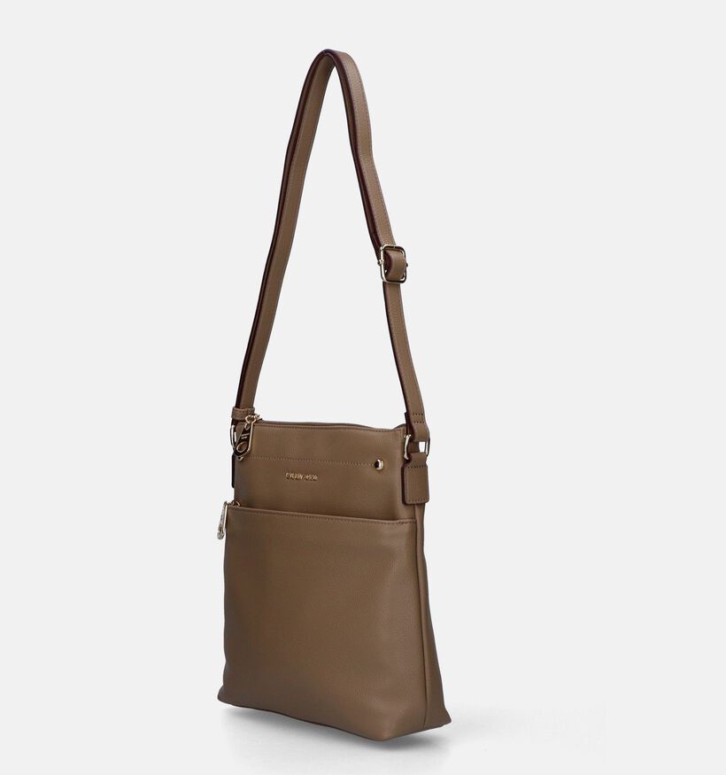 Laurent David Nos 005 Taupe Crossbody Tas voor dames (337076)