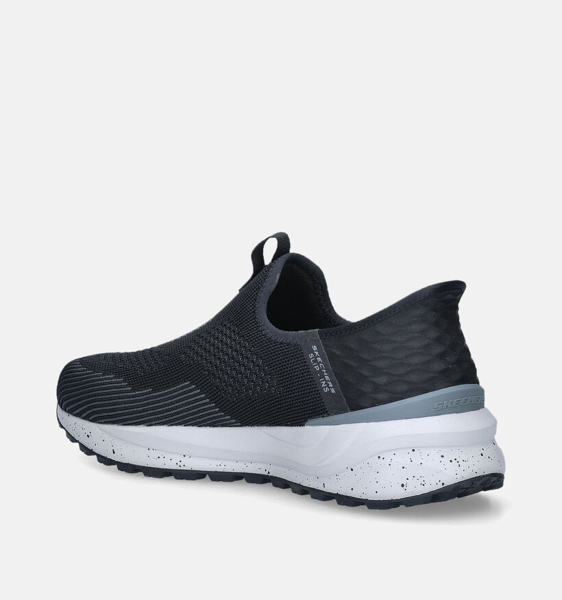 Skechers Bogdin Aelett Zwarte Slip-ins voor heren (350328)
