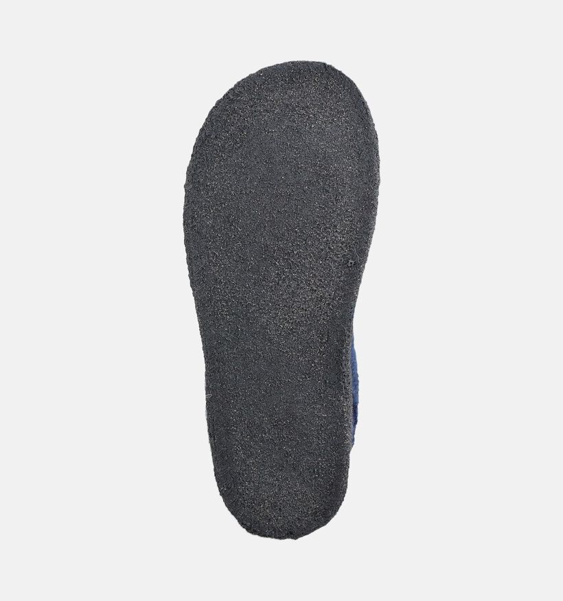 Bergstein Cozy Pantoufles en Bleu fonc&eacute; pour gar&ccedil;ons (381296)
