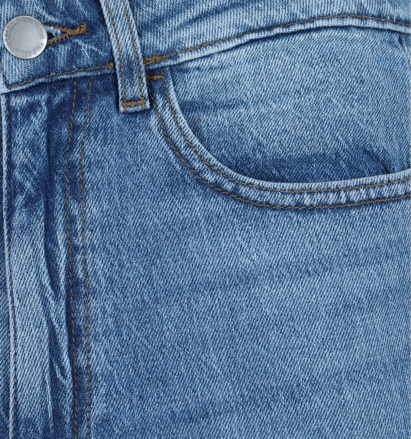 Vila Kelly Jaf HW Straight Jeans en Bleu L30 pour femmes (336025)