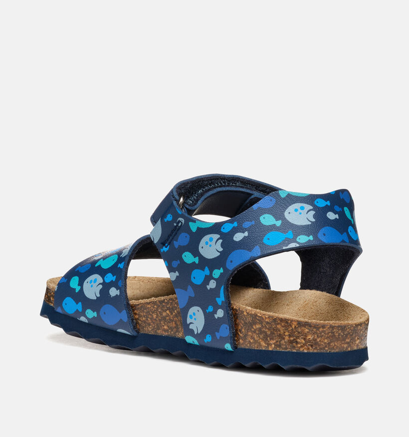 Geox Chalki Sandales pour bébé en Bleu pour garçons (352916)