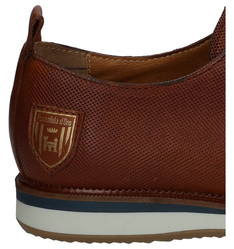 Pantofola d'Oro Fiuggi Low Chaussures habillées en Cognac en cuir (257415)