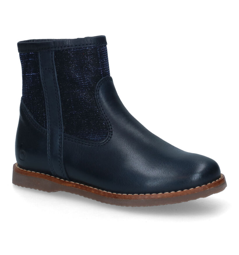 Beberlis Bottes courtes en Bleu foncé pour filles (315683)