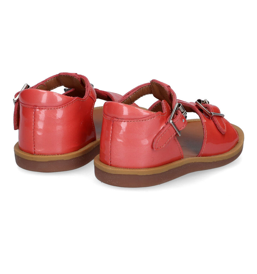 Pom d'Api Poppy Buckle Sandales en Rose pour filles (322871)