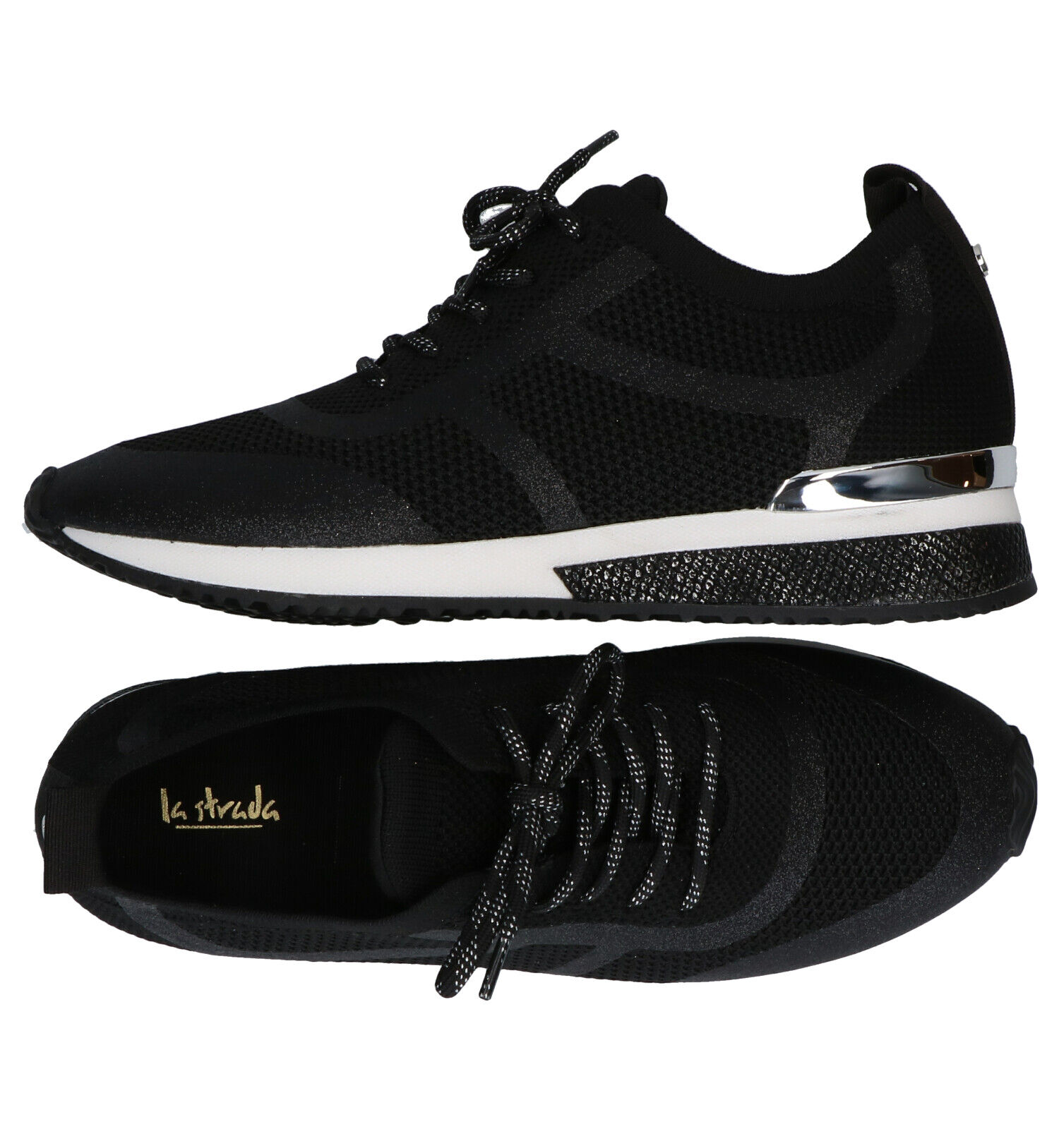 La Strada Zwarte Sneakers Dames Sneakers Online op TORFS.BE