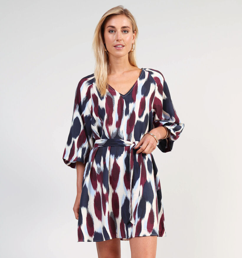 Vila Rano Blauwe/Bordeaux Jurk voor dames (364084)