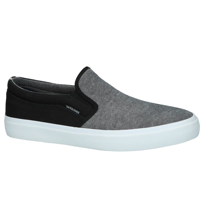 Jack & Jones Chaussures slip-on en Gris en textile (245272)