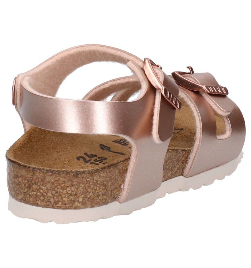 Birkenstock Rio Rose Gold Sandalen voor meisjes (338101)