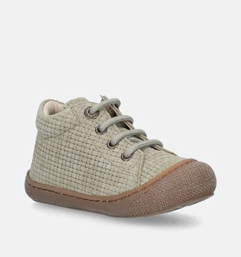Naturino Cocoon Chaussons bébé Cognac/Taupe/Vert