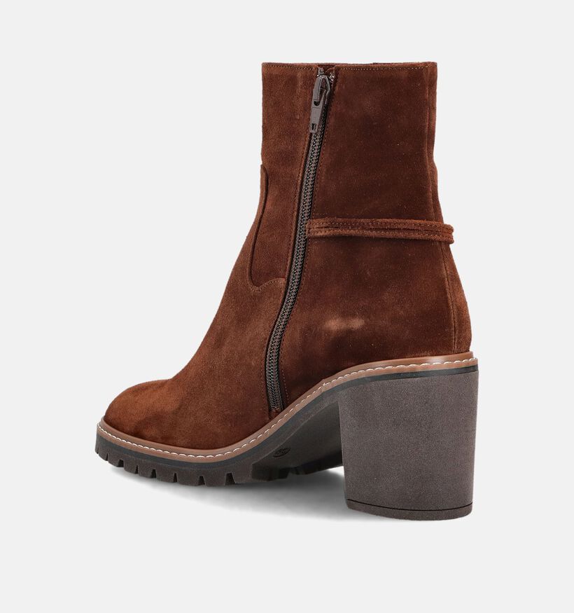 Softwaves Bottines à talons en Camel pour femmes (364912) - pour semelles orthopédiques