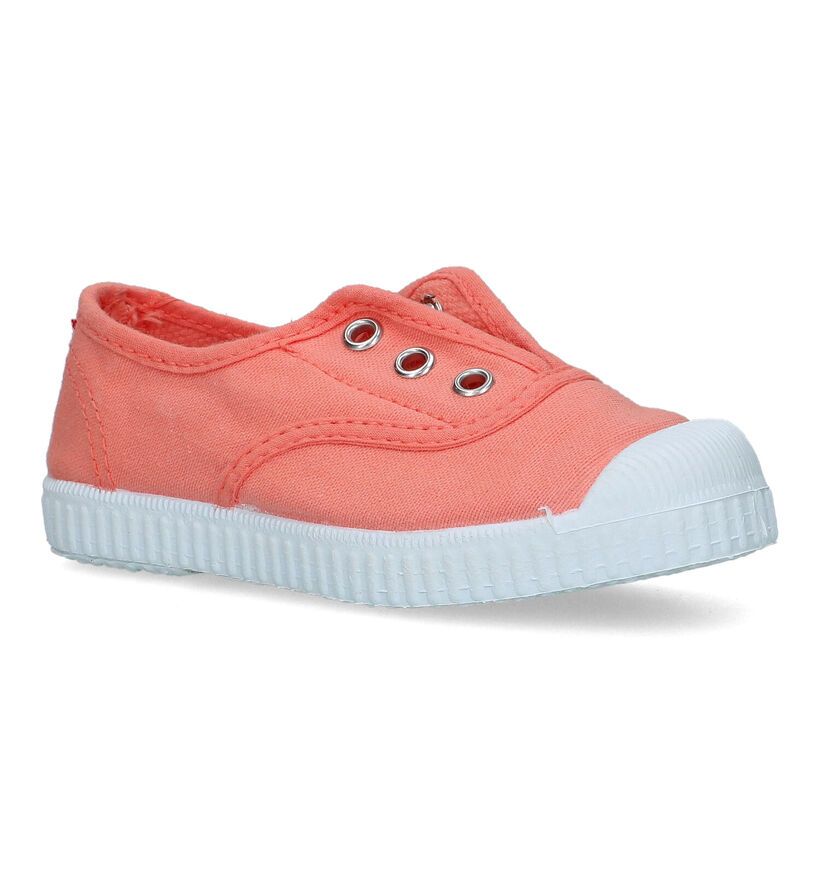 Cienta Slip-ons en Orange pour filles (323832) - pour semelles orthopédiques