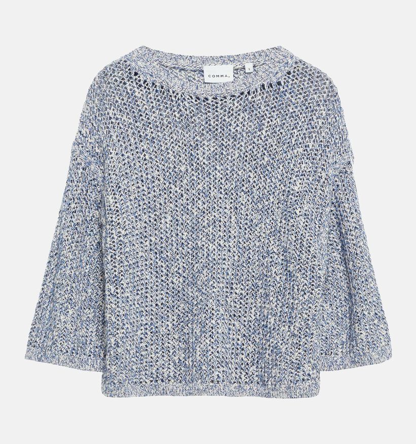 comma Moulin&eacute; Knit Pull en Bleu pour femmes (373153)