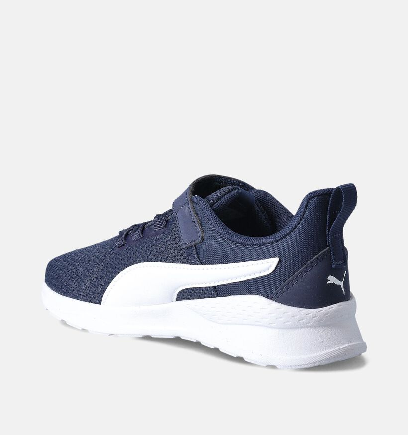Puma Anzarun Lite AC+ Donkerblauwe Sneakers voor jongens, meisjes (359219) - geschikt voor steunzolen