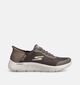 Skechers Go Walk Hands Free Slip-ons en Marron pour hommes (366494) - pour semelles orthop&eacute;diques