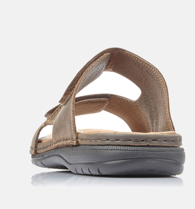 Rieker Bruine Slippers voor heren (354830)