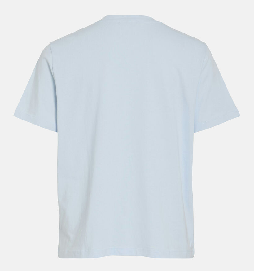 Vila Sybilla Rose Lichtblauwe T-shirt voor dames (368049)