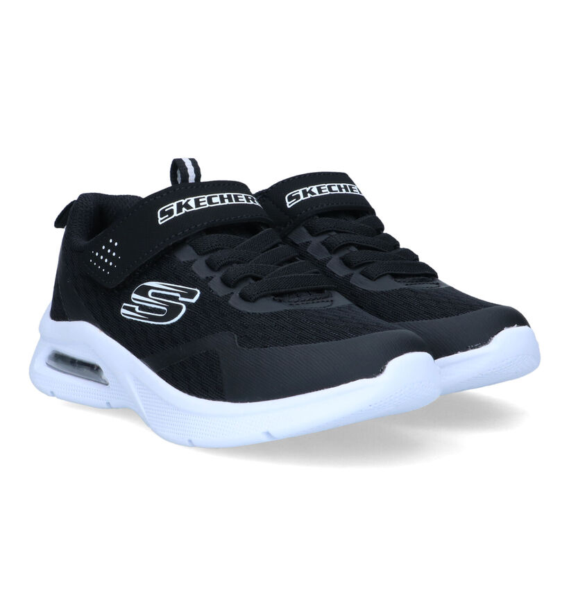 Skechers Mocrospec Max Zwarte Sneakers in kunststof (302934)